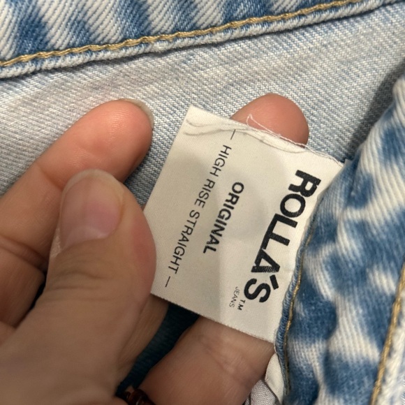 ROLLA'S Original High Rise Straight Leg Jeans - Picture 3 of 4